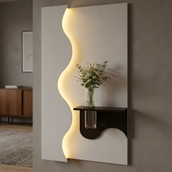 LED Wall Decor with Shelf